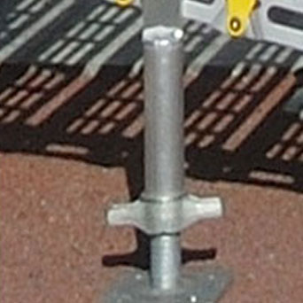 Adjustable Heavy-Duty Lower Ramp Support Stands (Pair)